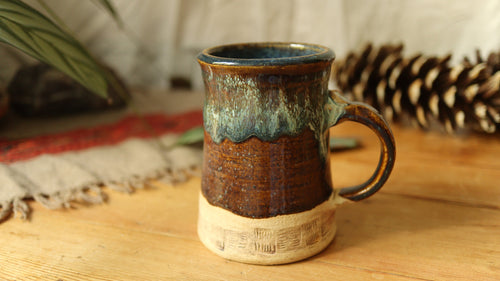 Beer Tankard, Floating Iron and White