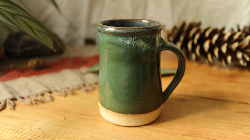 Beer Tankard, Green Glaze
